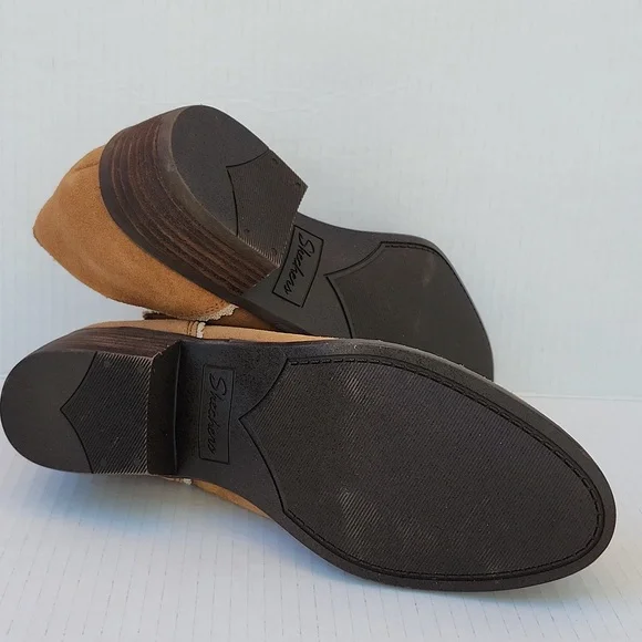 NWOT SKECHERS SUEDE TEXAS MIDWEST SHINE ANKLE BOOT - Picture 6 of 10